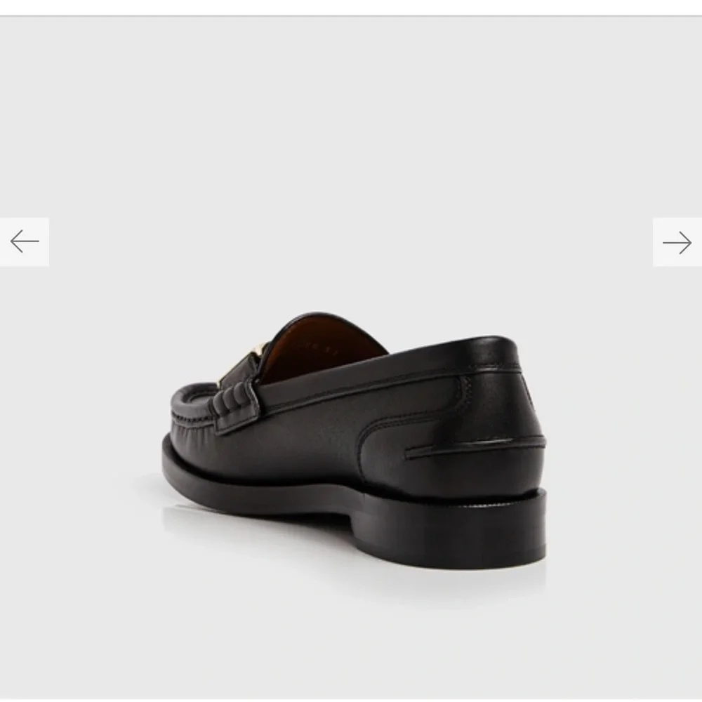 FENDI  Baguette Calfleather Loafers - Picture 5 of 10